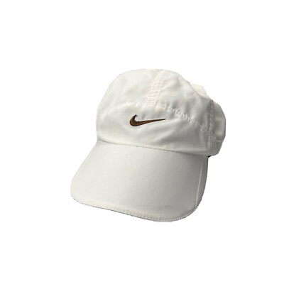 Vintage Nike Tailwind Hat Running Cap Unisex White Brown Swoosh featherlight | eBay