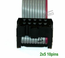IDC Header Jumper Connector, 2.54mm pitch, 2 row, 30cm flat ribbon cable, female