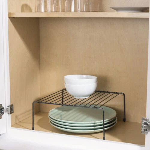 LOT OF 2 HOME BASICS MEDIUM HELPER SHELF / BLACK ONYX SS44522 - Image 2 of 2