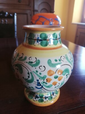 DEKORIERTE KERAMIKVASE ''IL RUSTICO CALTAGIRONE''