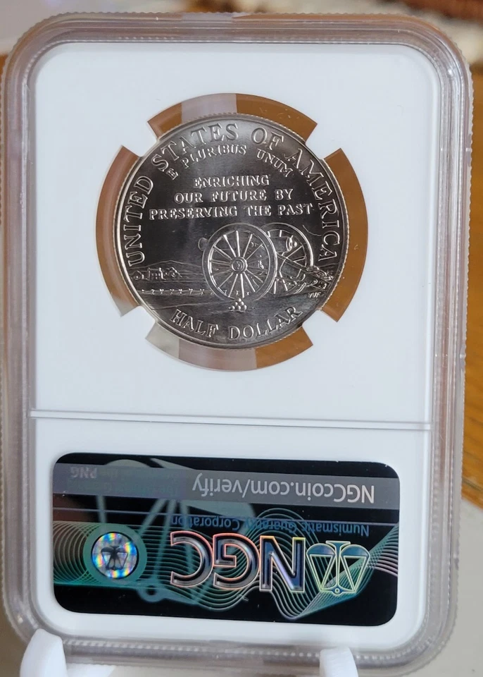MS70 1995-S Civil War Battlefields Commemorative Half Dollar NGC - Image 2 of 2