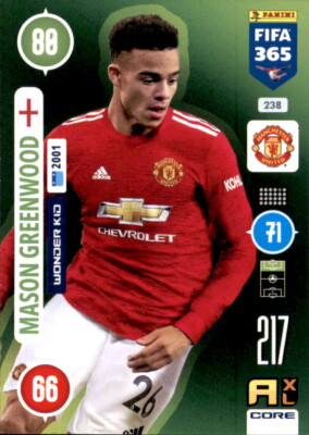 Fifa 365 Cards 2021 - 238 Mason Greenwood Wonder Kid
