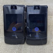 Two Vintage Motorila Razr Flip Phones