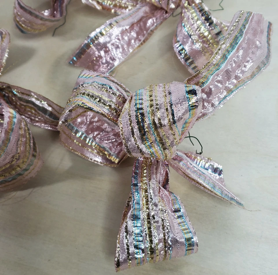 "Arcos brillantes para candelabros decoración árboles de Navidad tamaño 4"" color coral 12 quilates" Foto 3 de 4