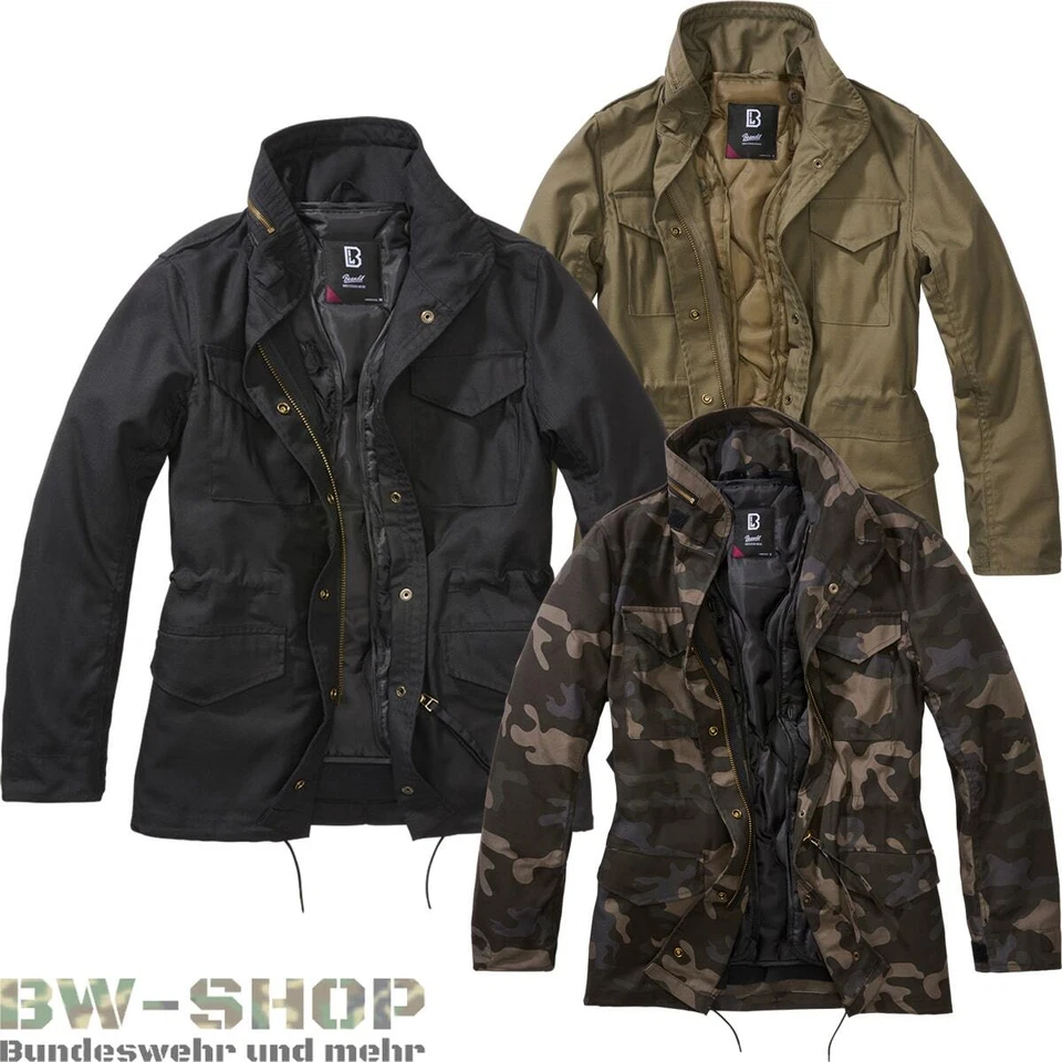 BRANDIT US M65 FELDJACKE DAMEN ARMY WINTERJACKE GEFÜTTERT PARKA OUTDOOR JACKE - Bild 1 von 2