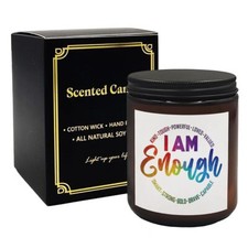 Inspirational Gifts for Women 'I am Enough' Scented Encouragement Candle