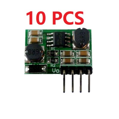 10 PCS 2 in 1 Auto Step-UP & Step-Down Converter Module 0.9-6V to 3V 3.3V 3.7V