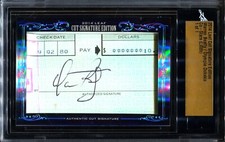 2014 Leaf Cut Signature WARREN BEATTY & OLYMPIA DUKAKIS Cut Auto #1/1 LILITH