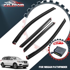 For Nissan Pathfinder 2013-2021 In-channel Window Visor Sun Rain Wind Deflector For Nissan Pathfinder 2013-2021 In-channel Window Visor Sun Rain Wind Deflector