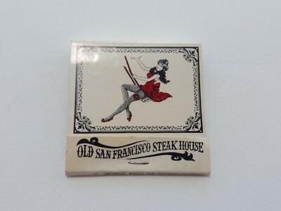 Matchbook Old San Francisco Steak House. Missing some matches.  G2