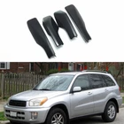 4Pcs Roof Rack Bar Rail End Cover Shell Cap For TOYOTA RAV4 XA20 2001 2002-2005