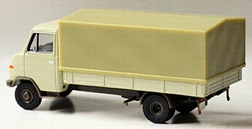 Hanomag-Henschel Reihe 1967-73 Cassone Telone Autocarro Grigio 1:87 Brekina - Foto 5 di 7