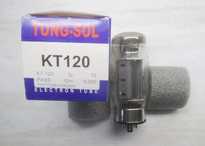 TUNG-SOL KT 120 POWER TUBE Used-Tests Strong. Orig. Box. Made in Russia