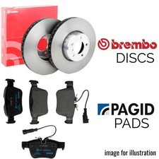 BREMBO REAR BRAKE DISCS PAGID BRAKE PADS FOR MERCEDES GLB 2.0 220 d 2019+