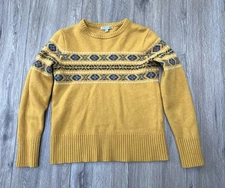 J.W. Anderson Uniqlo Women Yellow Sweater Wool Size l