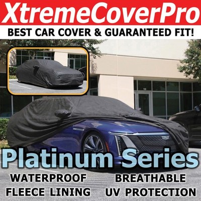 1992 1993 Mercedes 400SEC 500SEC 600SEC Waterproof Car Cover w/MirrorPockeK BLK