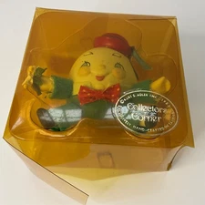 Vintage Kurt S Adler Humpty Dumpty Porcelain Ornament Easter 1985 Collectible