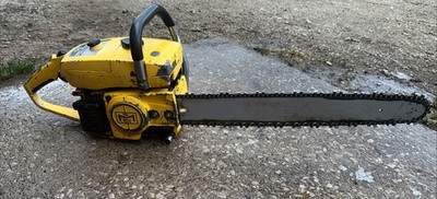 Vintage McCulloch Super Pro 60 Chainsaw Runs Needs Tune Up Comes With Bar