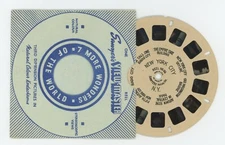 New York City N.Y. 1940's Circular HL style View-Master Reel 156