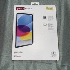 Zagg InvisibleShield Glass Elite Screen Protector For iPad 10th Gen 5X Stronge