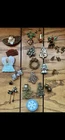 Lot Of Vintage Christmas Costume Jewelry Pins And Pairs Of Earrings Etc.