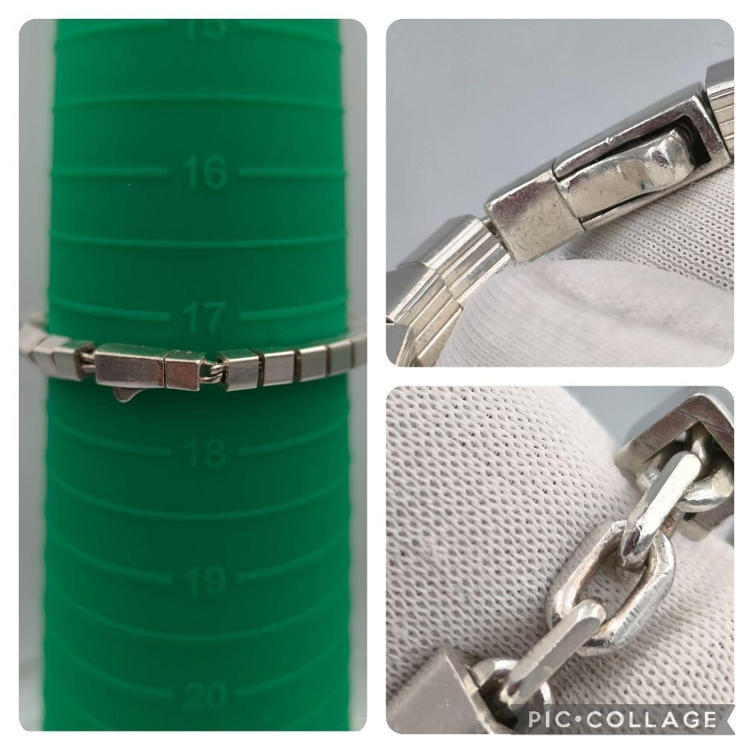 Rare Gucci Tom Ford Block Chain Bracelet Silver 925 Vintage Used
