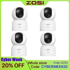 ZOSI Two Way Audio 3MP Wireless Outdoor CCTV WiFi Ip Camera Color Night Vision