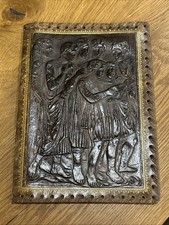 Vintage Tooled Leather Embossed Bible Choir B...