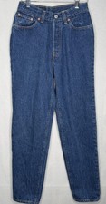 VTG 80s Levis 501 Jeans Size 26x31 Blue Straight Button Fly Dark Wash Denim USA
