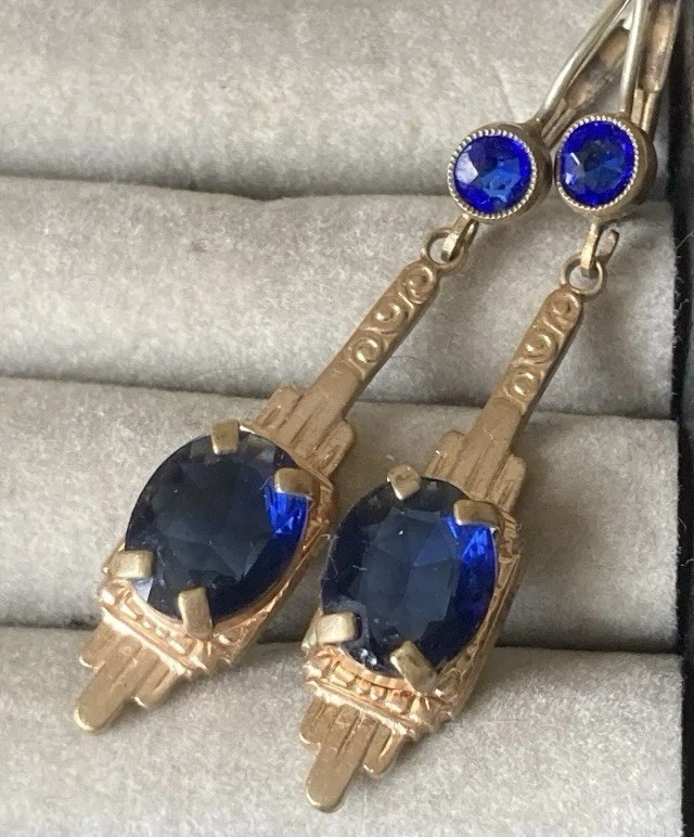 Antik Ohrringe Modeschmuck  - Bild 2 von 2