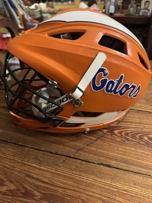 Vintage University of Florida Gators Varsity Lacrosse Game Worn Helmet - Cascade