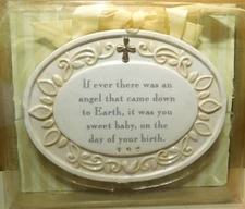 Amscan Inc.~Grasslands Road Blessed New Arrivals Wall Plaque NEW In Org. Box