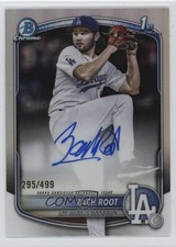 2025 Bowman Draft Chrome Prospect Refractor 295/499 Zach Root #CPA-ZR Auto i6e