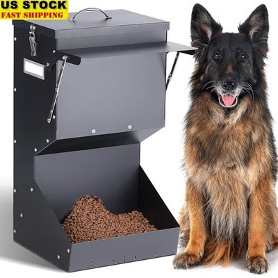 Automatic Dog Feeder Large Capacity Gravity Food Dispenser Indoor Outdoor Use