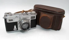 *READ* CONTAX IIa RANGEFINDER W/ COLLAPSIBLE ZEISS JENA SONNAR 5cm F/2 & CASE