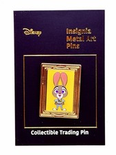 Disney Japan Exclusive Insignia Metal Art Frame Pin 2026 Judy Hopps Zootopia