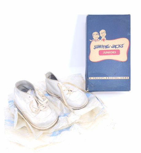 Vtg Vaisey Bristol Jumping Jacks Juniors Shoes w/Box Original Tissue