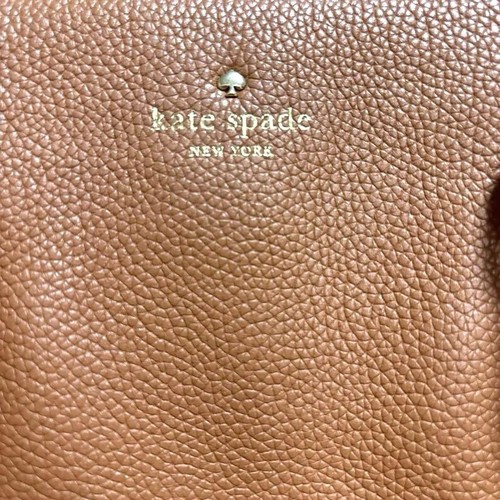 Kate Spade Brown Leather Shoulder Bag - 第 3/11 張圖片