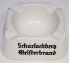 Ashtray 4.25” Square Ceramic Scharlachberg Meifterbrand Konigl pr Tettau VINTAGE — photo 4