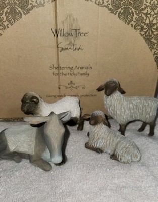 Willow Tree Sheltering Animals for The Holy Family 27160 Figurines READ