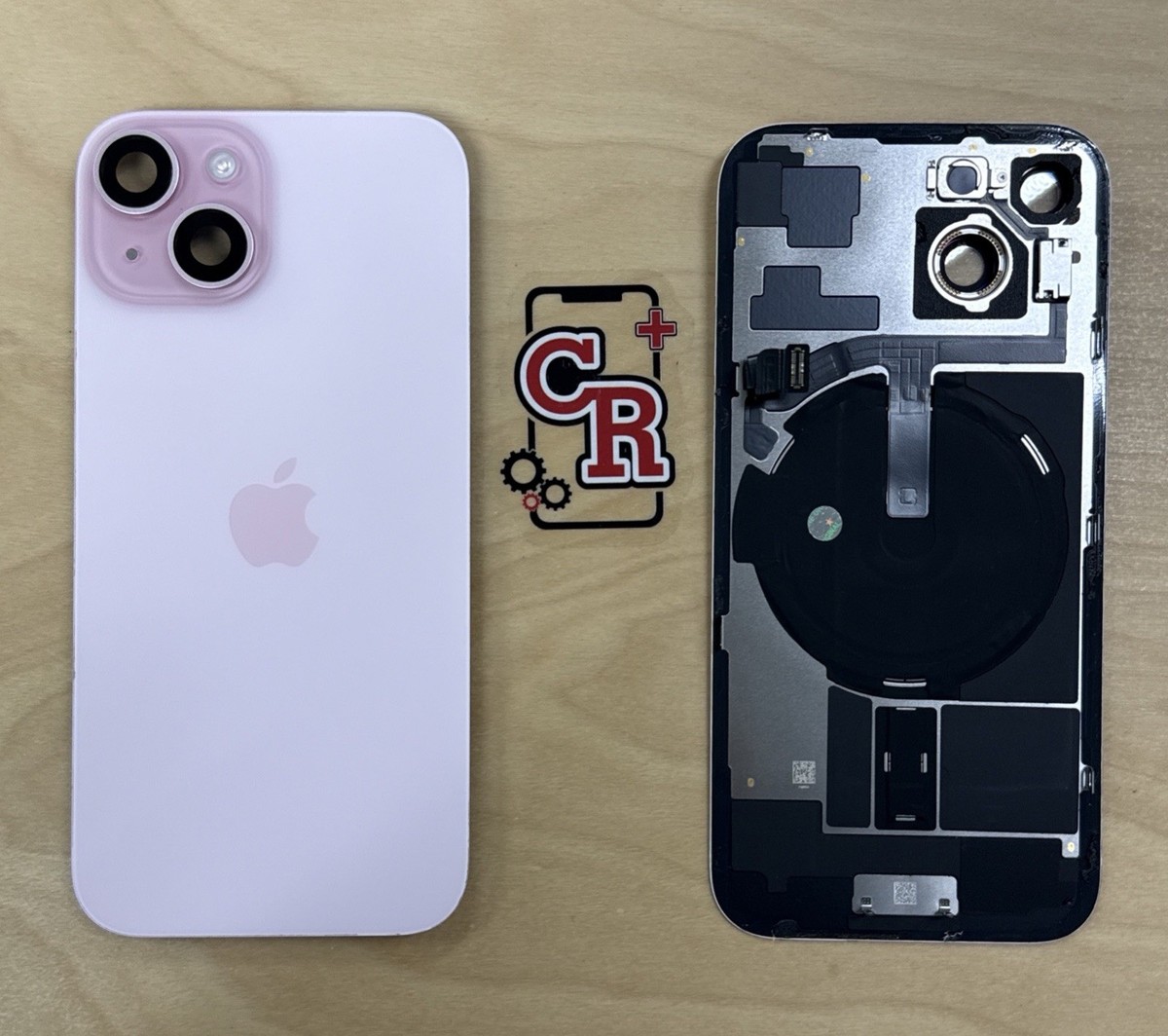 iPhone 15 Pink Back Glass Replacement OEM Genuine Original Apple