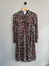 Dolce & Gabbana Dress Floral Kids Long Sleeve Made In Italy 11/12