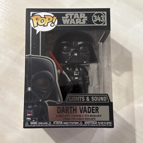 Funko Pop! 2022 Disney Star Wars 343 Lights & Sound Darth Vader Vinyl Figure