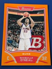 Shaquille O'Neal Shaq 2008-09 Bowman Orange Jersey Card Numbered /25