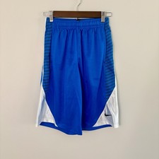 Nike Boys Large Blue Gym Shorts Long Basketball Shorts Fitness EUC F5