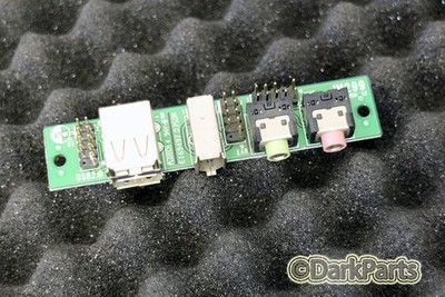 JM299 Front Audio USB Jack Port i/o Board
