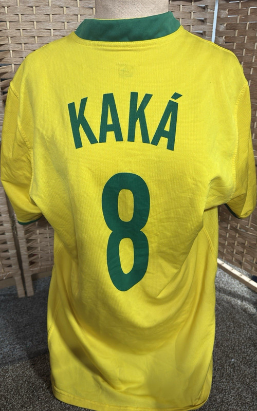 Nike Brazil National Team Kaká #8 Soccer Jersey Official Home Shirt 