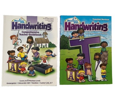 A Reason For Handwriting Level T Student Workbook & Teacher s Guidebook Lot EUC