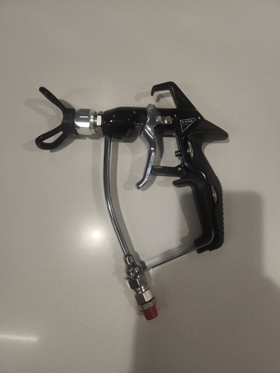 Titan 0538107 RX-Apex Spray Gun Non-Filtered w/ Guard - BLACK | eBay