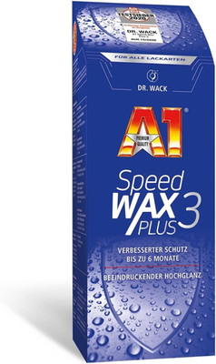 DR. WACK - A1 Speed Wax plus 3 500 Ml - Autowachs Mit Wasserabperl-Effekt - Bess